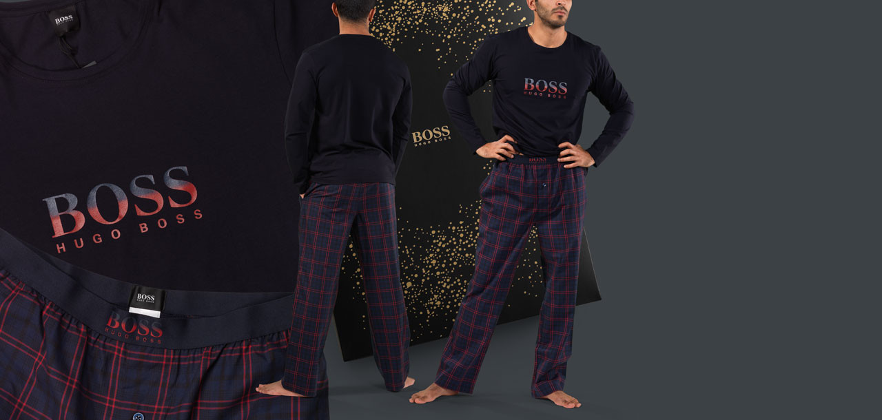 Boss Urban Long Pyjama Set 963, color Nee