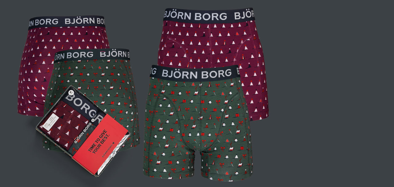 Bjorn Borg X-Mas Tree Boxershort 2-Pack Giftbox 1247