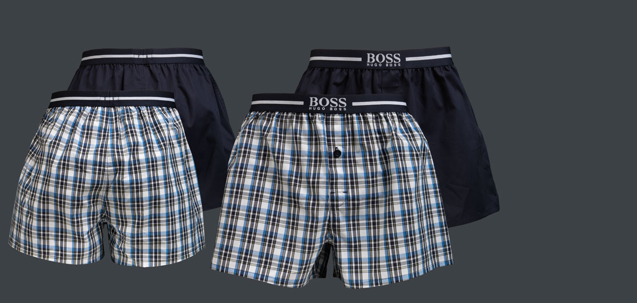Boss Woven Boxershort 2-Pack 759, color Nee