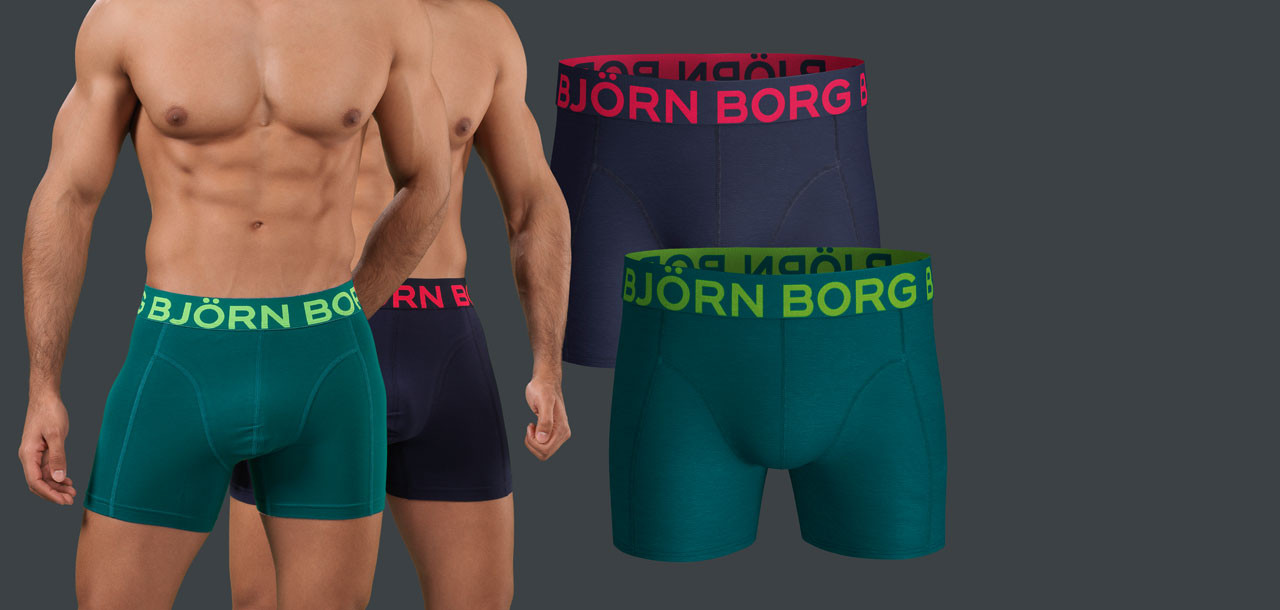 Bjorn Borg Neon Solid Boxershort 2-Pack 1154, color Nee