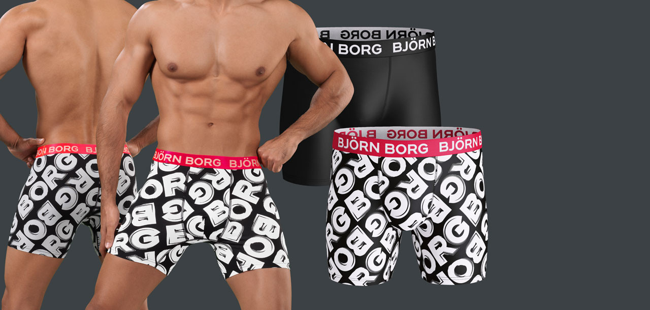 Bjorn Borg Fast Name Boxershort 2-Pack 1175, color Nee