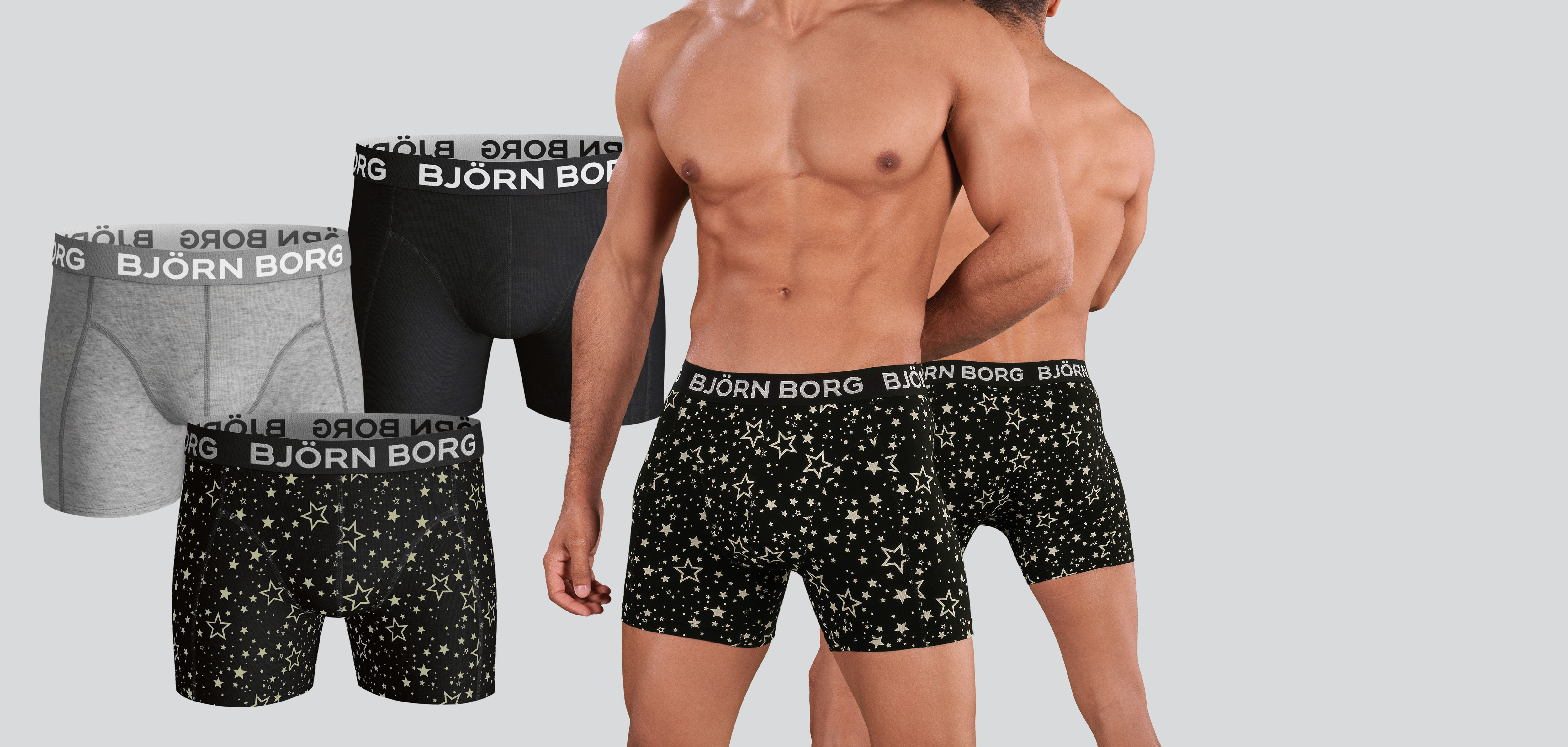 Bjorn Borg Sammy Graphic Star Boxershort 3-Pack 1028