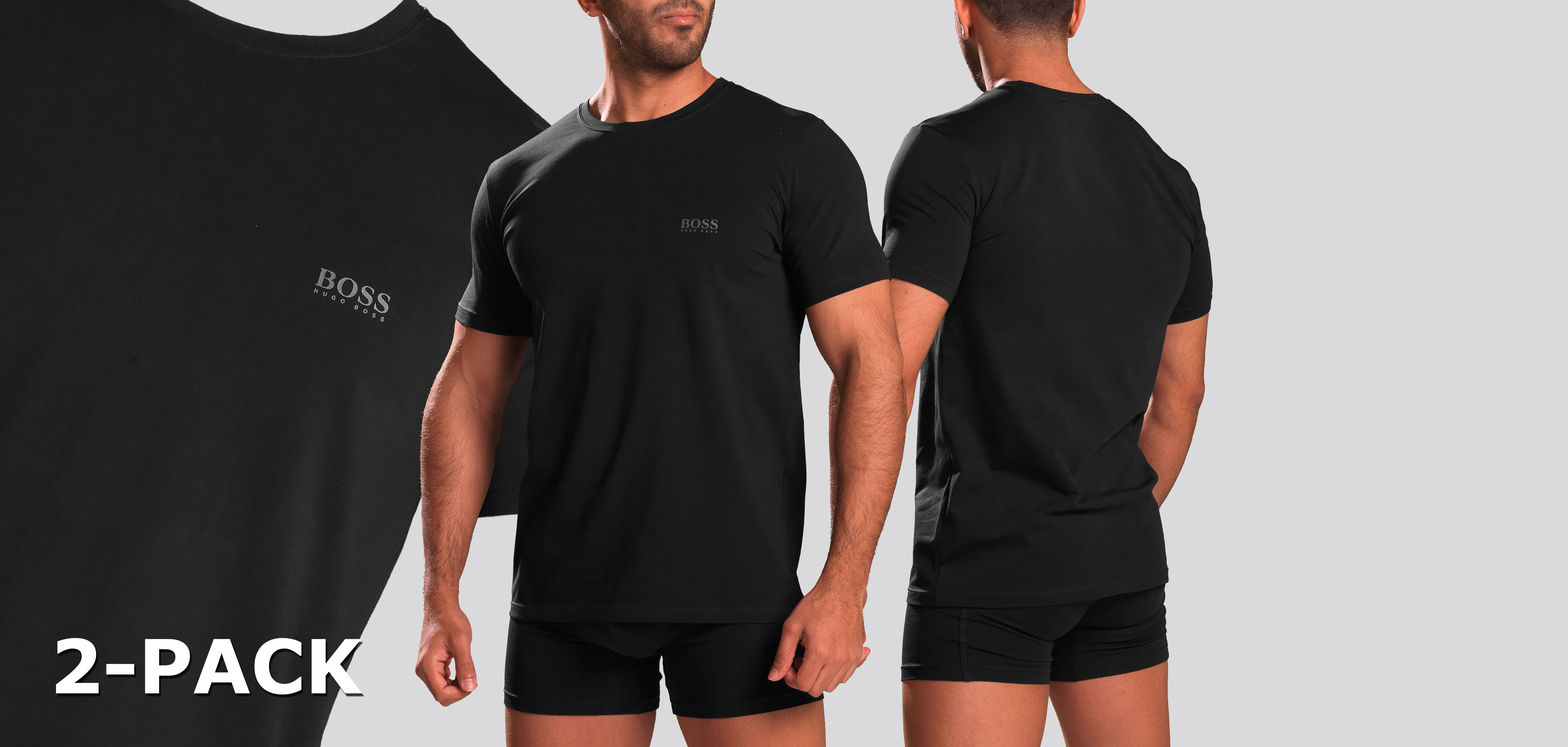 Boss RN Cotton Stretch T-Shirt 2-Pack 405