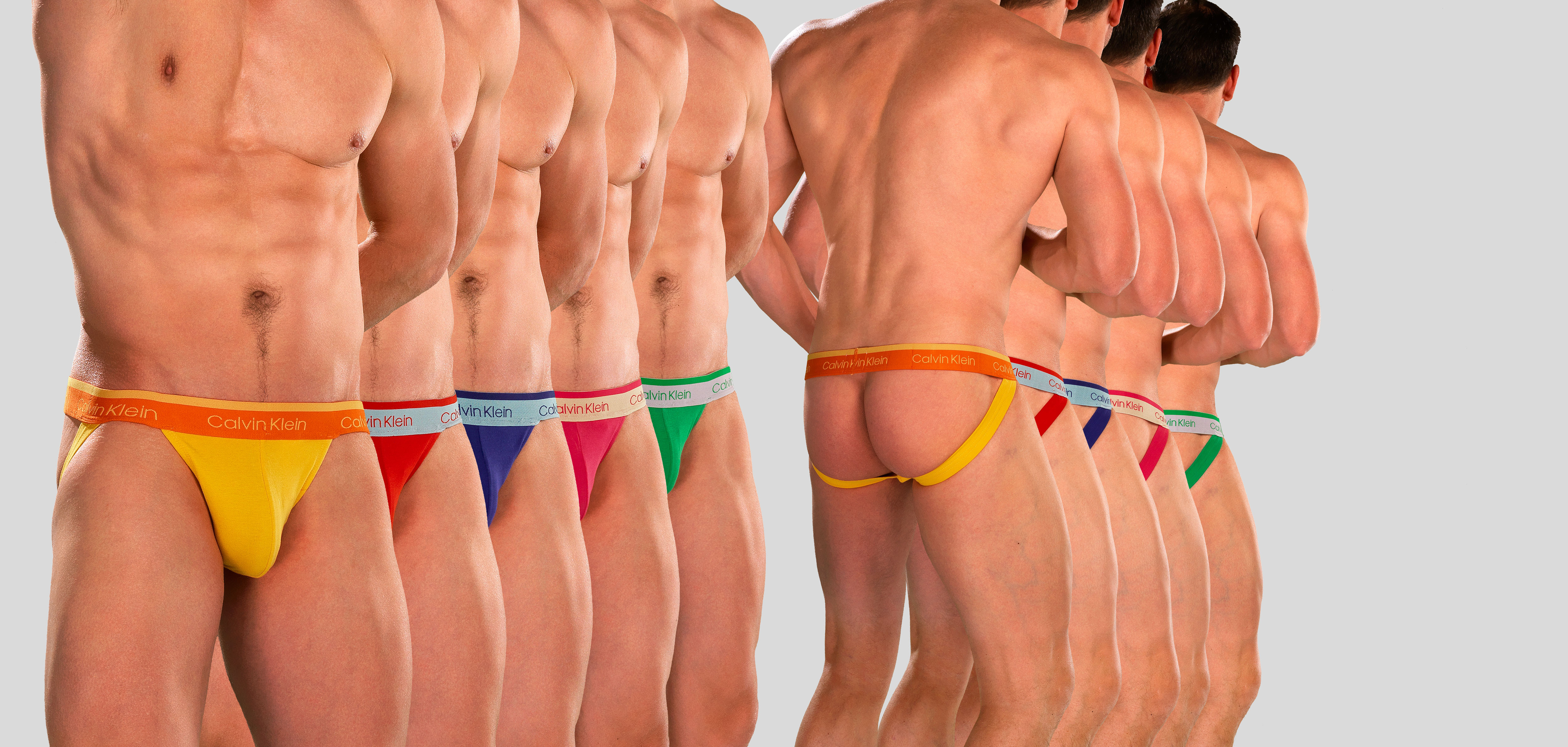 Calvin Klein The Pride Limited Edition Jockstrap 5-Pack NB2332A, color Nee