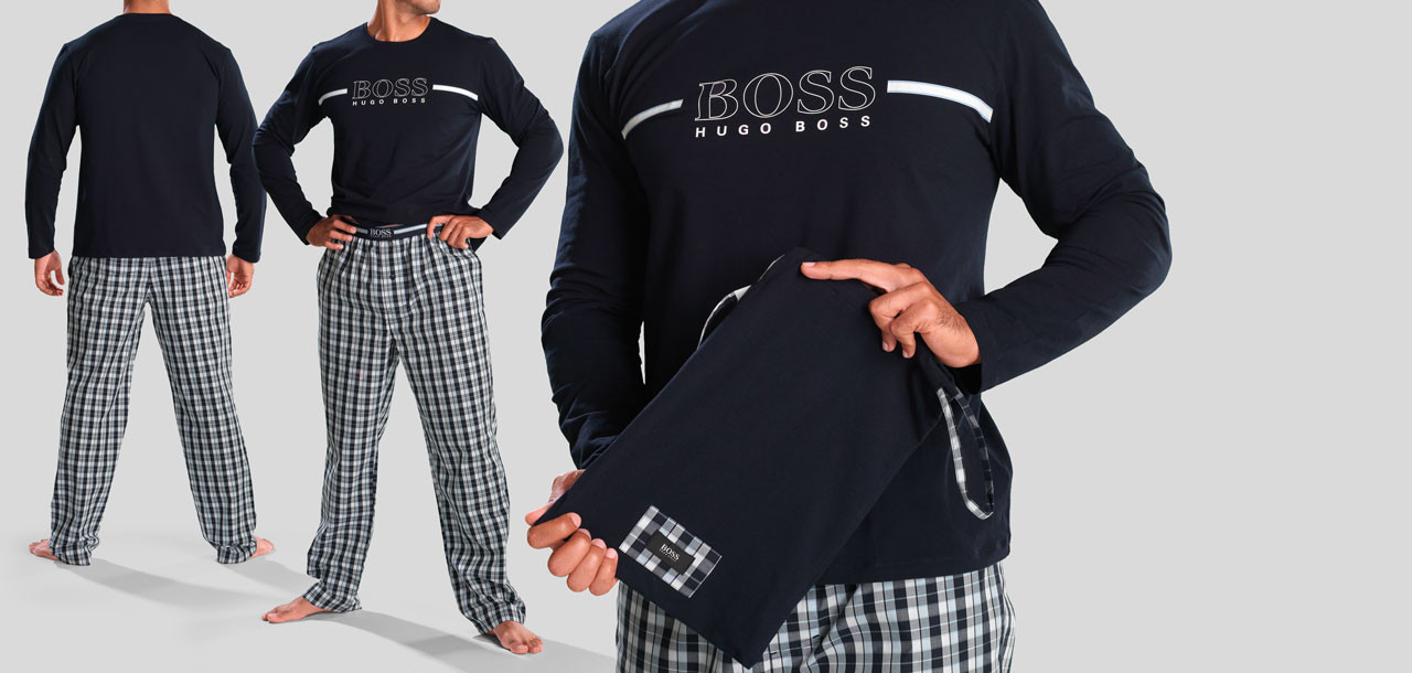 Boss Urban Long Pyjama Set 015, color Nee