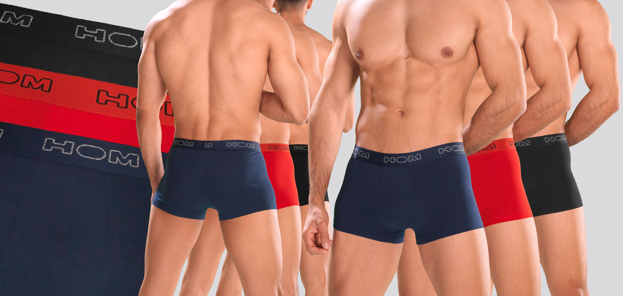 Hom Boxerlines Boxer Brief 3-Pack 387, color Nee