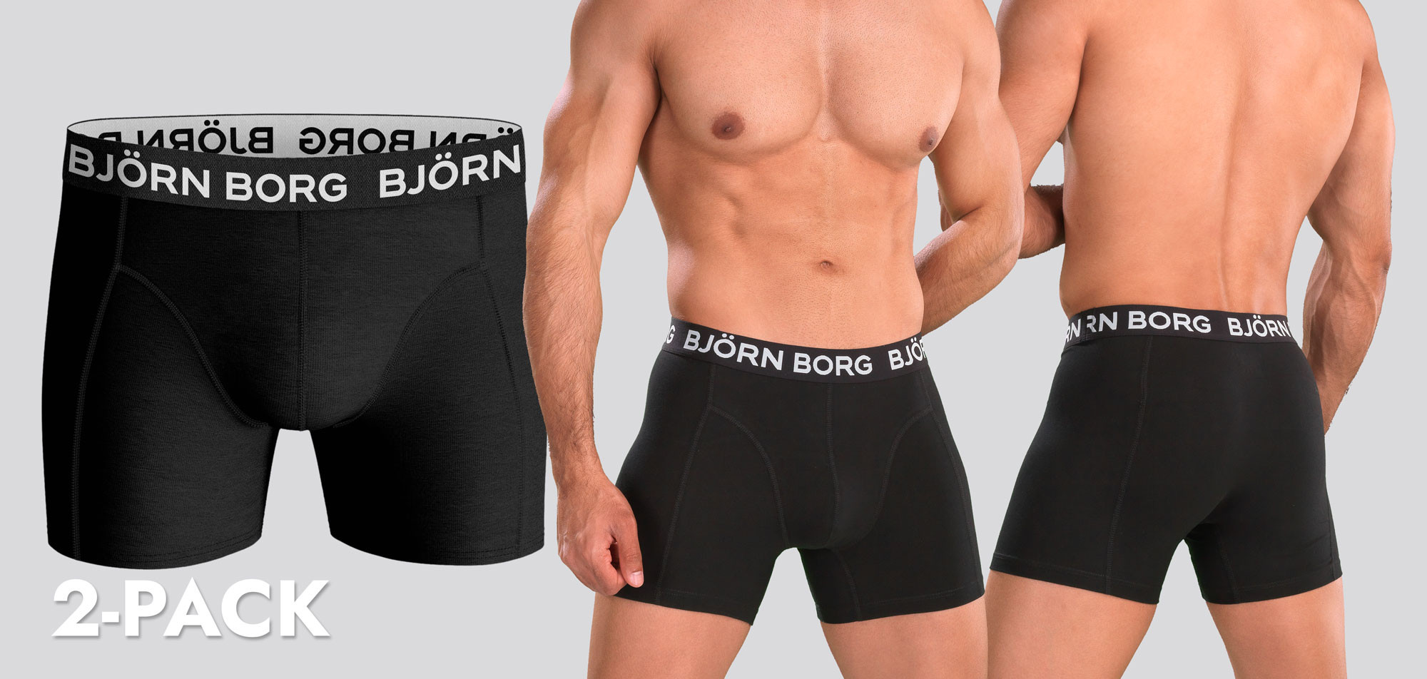 Bjorn Borg Core Boxershort 2-Pack 1005, color Nee