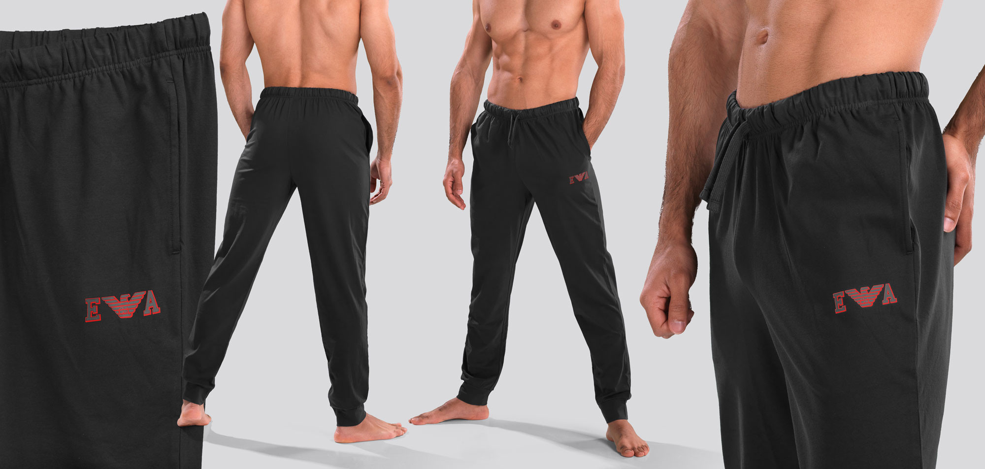 Emporio Armani Loungewear Pants 1A526, color Nee