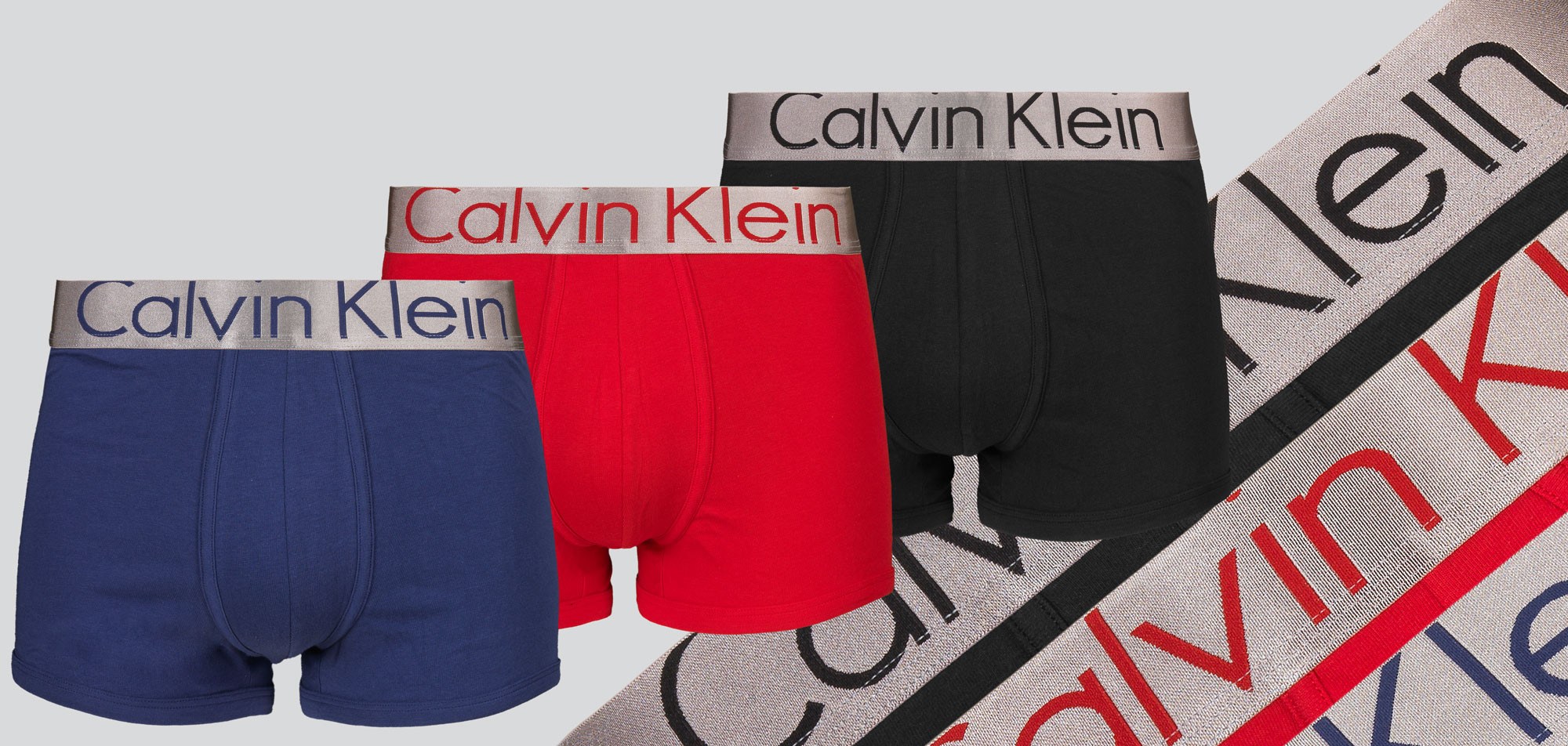 Calvin Klein Steel Boxershort 3-Pack NB2453A, color Nee