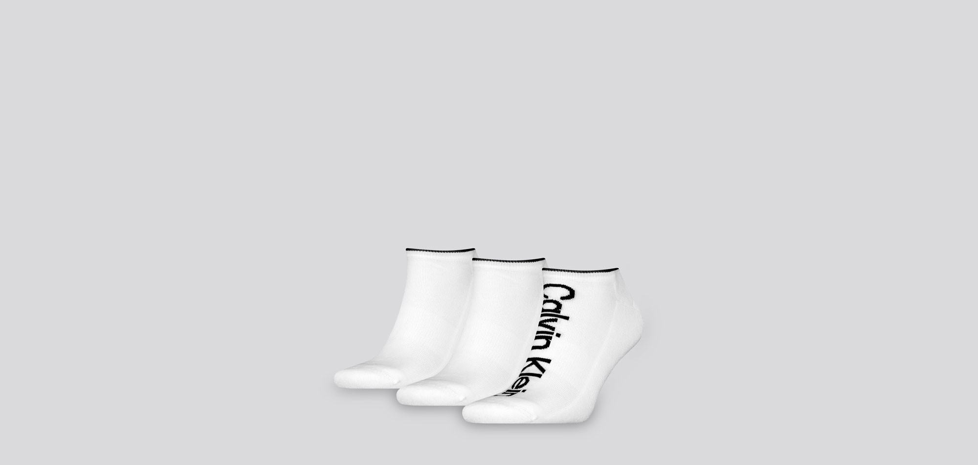 Calvin Klein Athleisure Sneakers Socks 3-Pack 724, color Nee