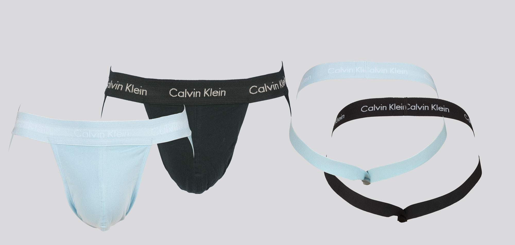 Calvin Klein Jock Strap 2-Pack NB1354A, color Nee