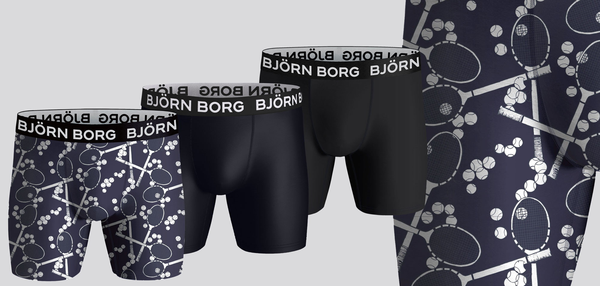 Bjorn Borg Performance Boxershort 3-Pack 900, color Nee