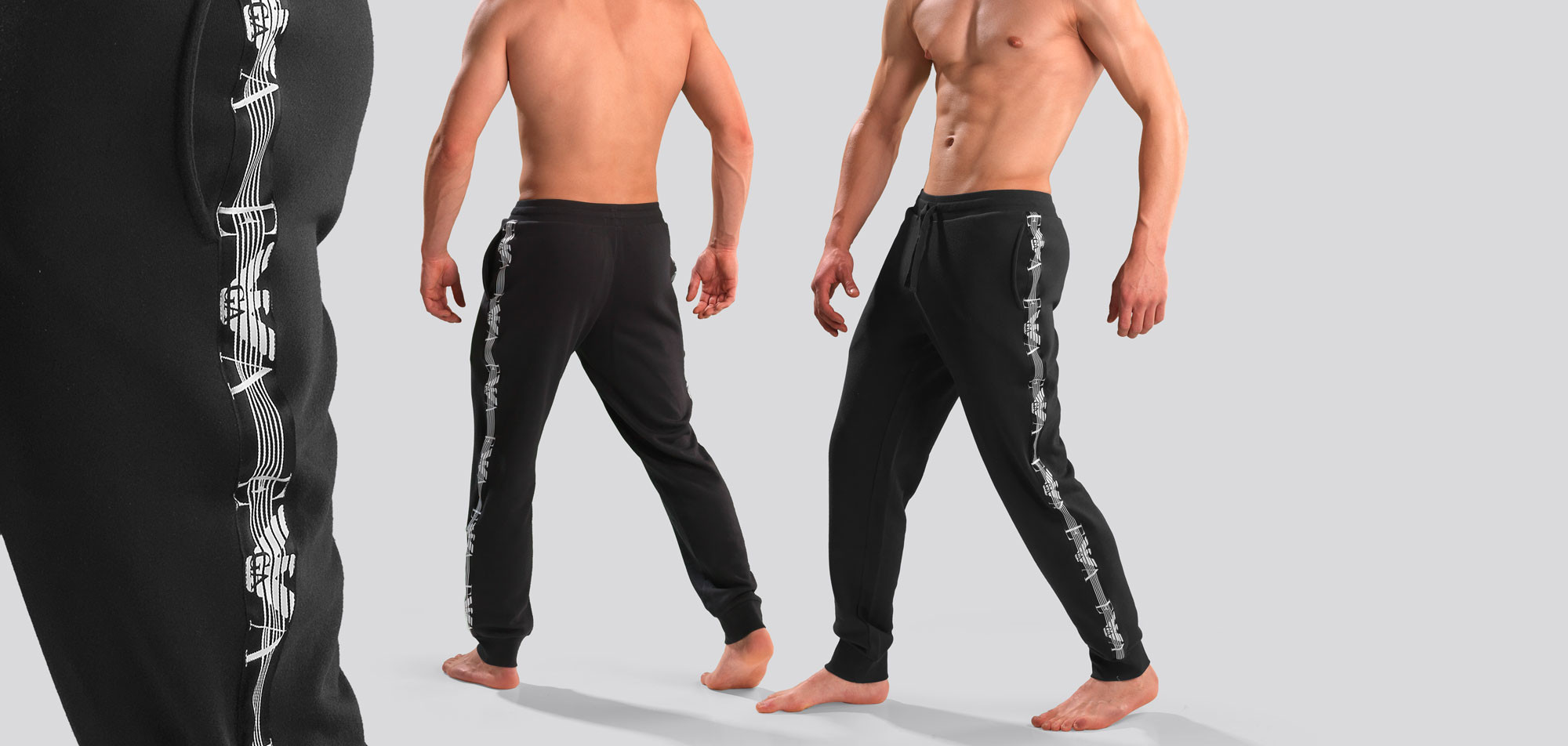 Emporio Armani Loungewear Pants 3R571, color Nee