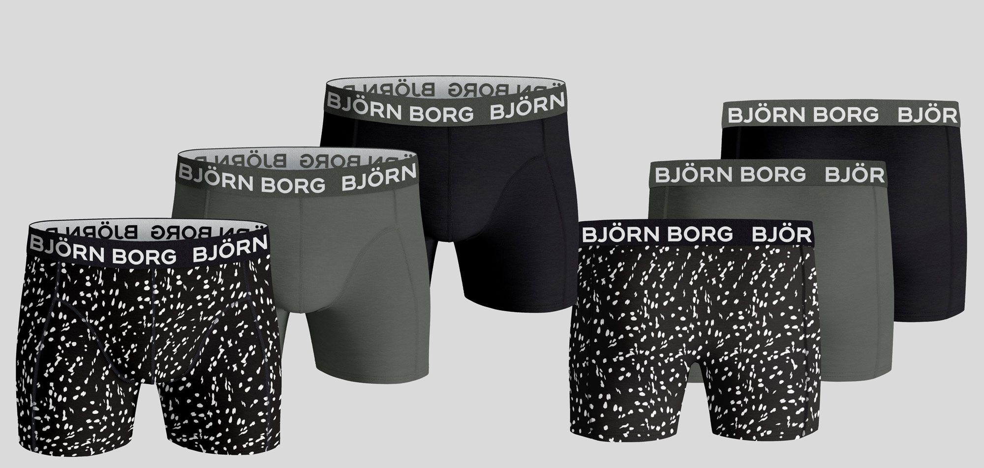 Bjorn Borg Boxershort 3-Pack 094 Cotton Stretch MP011, color Nee