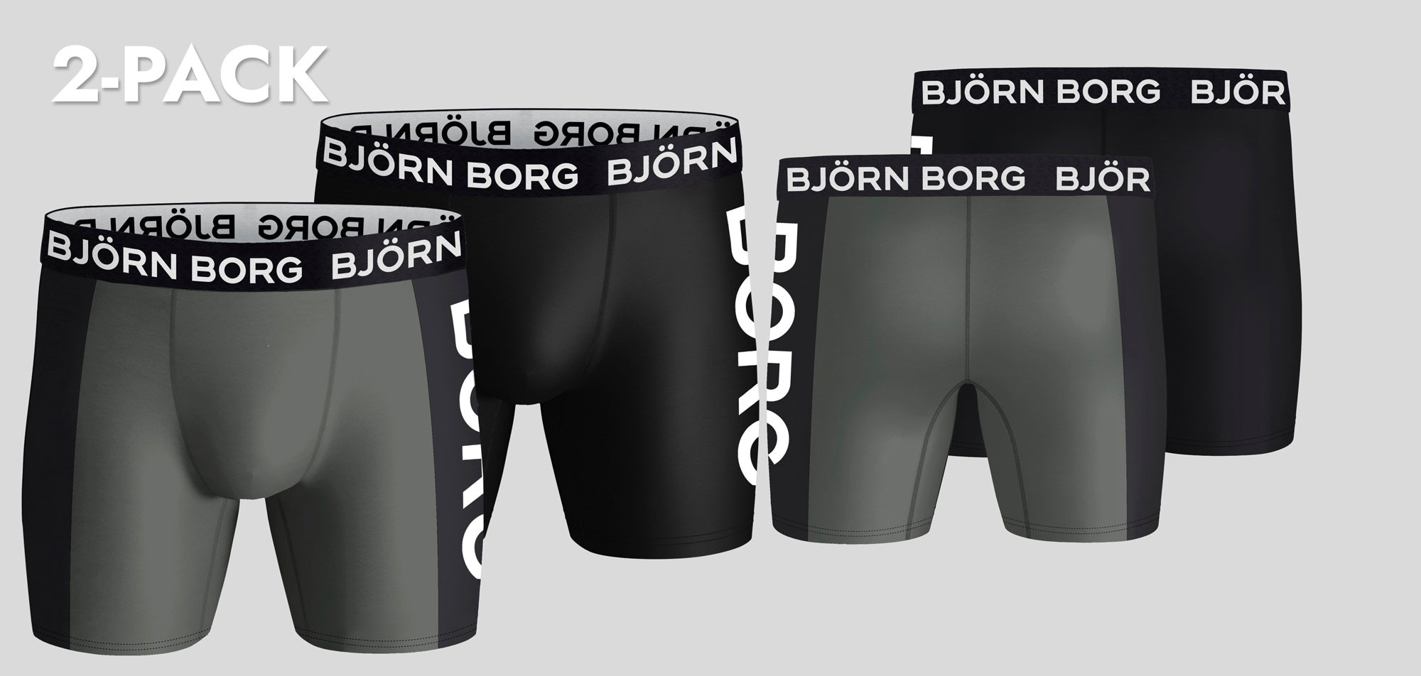 Bjorn Borg Boxershort 2-Pack 101 Performance MP001, color Nee