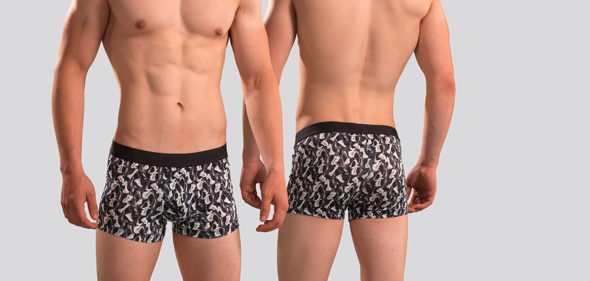 Hom Boxer Brief 671 Chess, color Nee