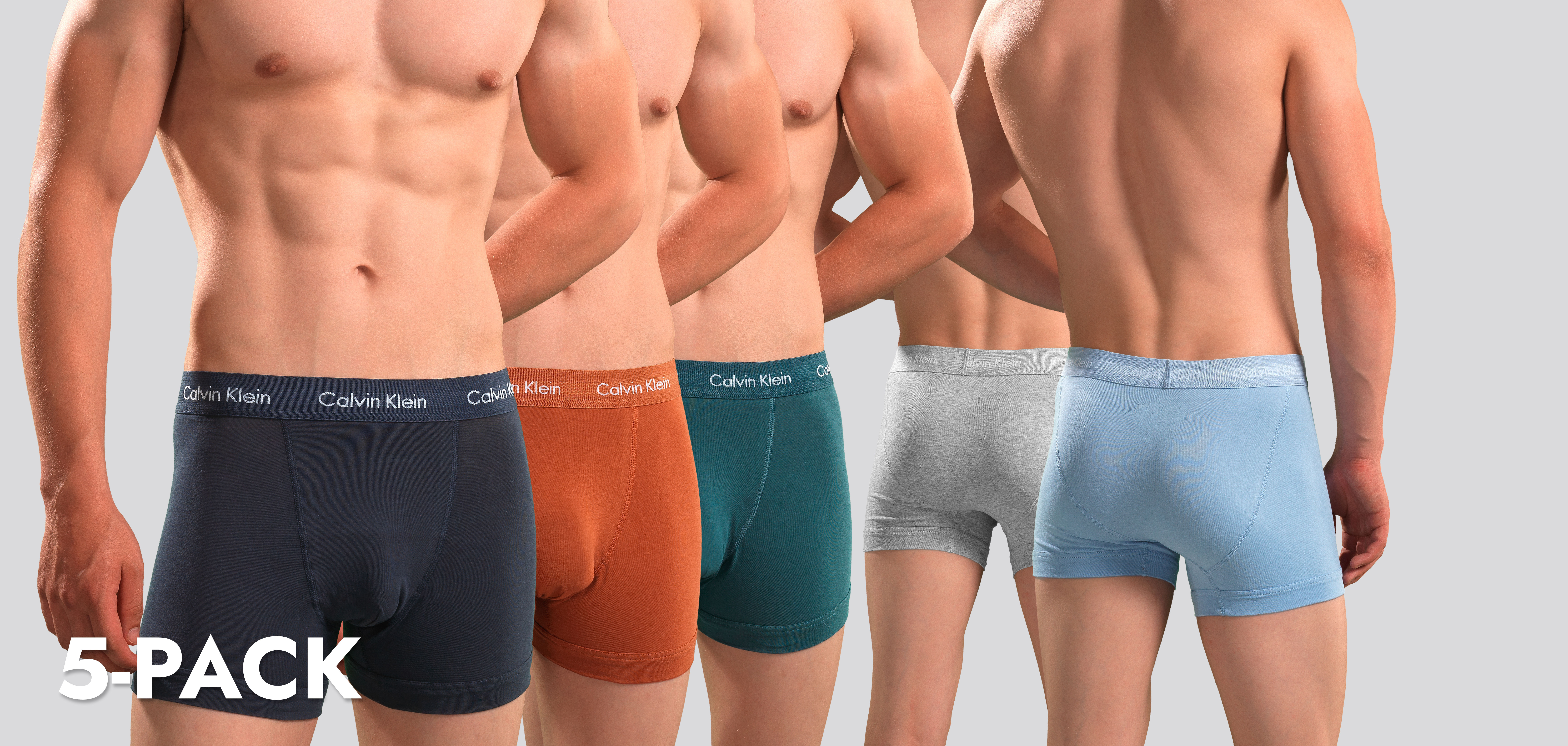 Calvin Klein Trunk 5-Pack NB2877A Classic Fit, color Nee