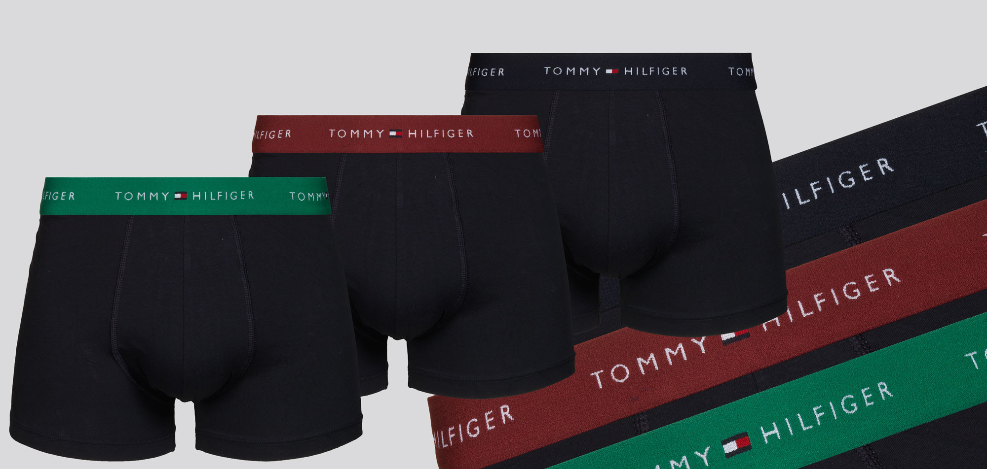 Tommy Hilfiger Trunk WB 3-Pack 763 Signature Cotton Essentials, color Nee