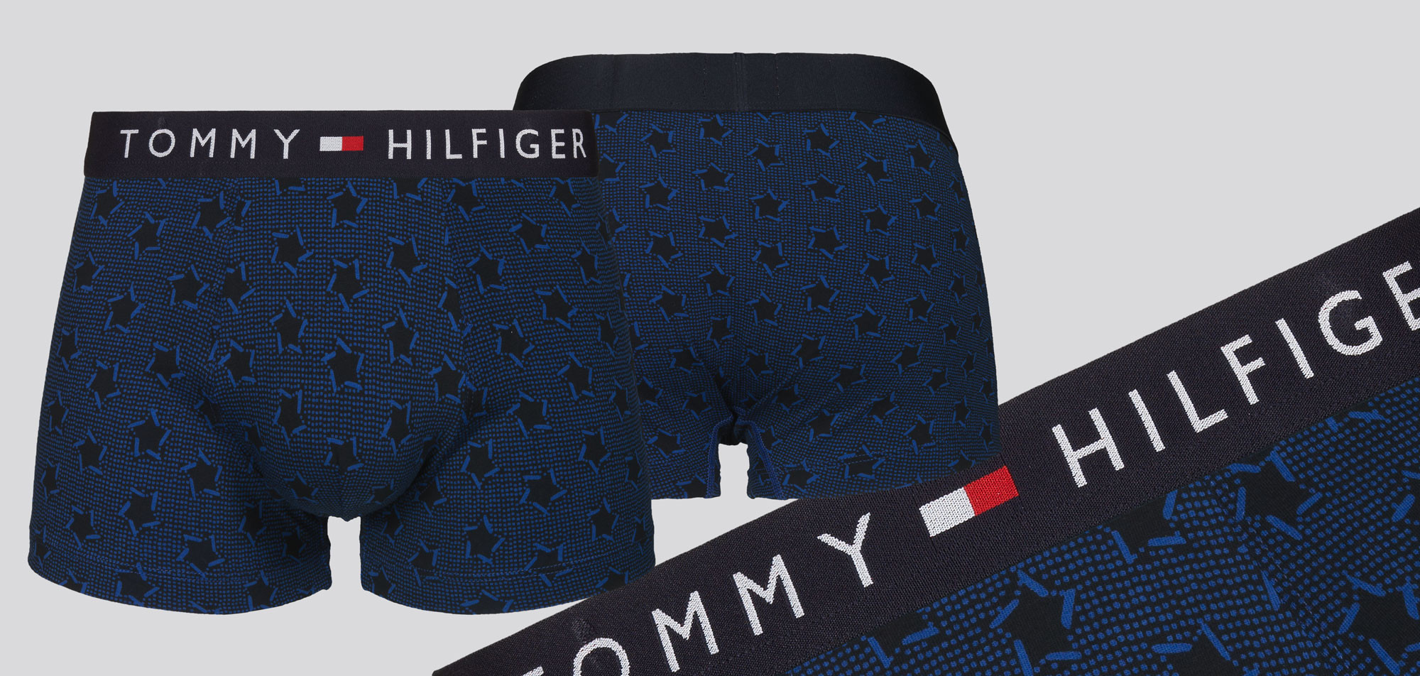 Tommy Hilfiger Trunk 044 Print Ctn Silver, color Nee