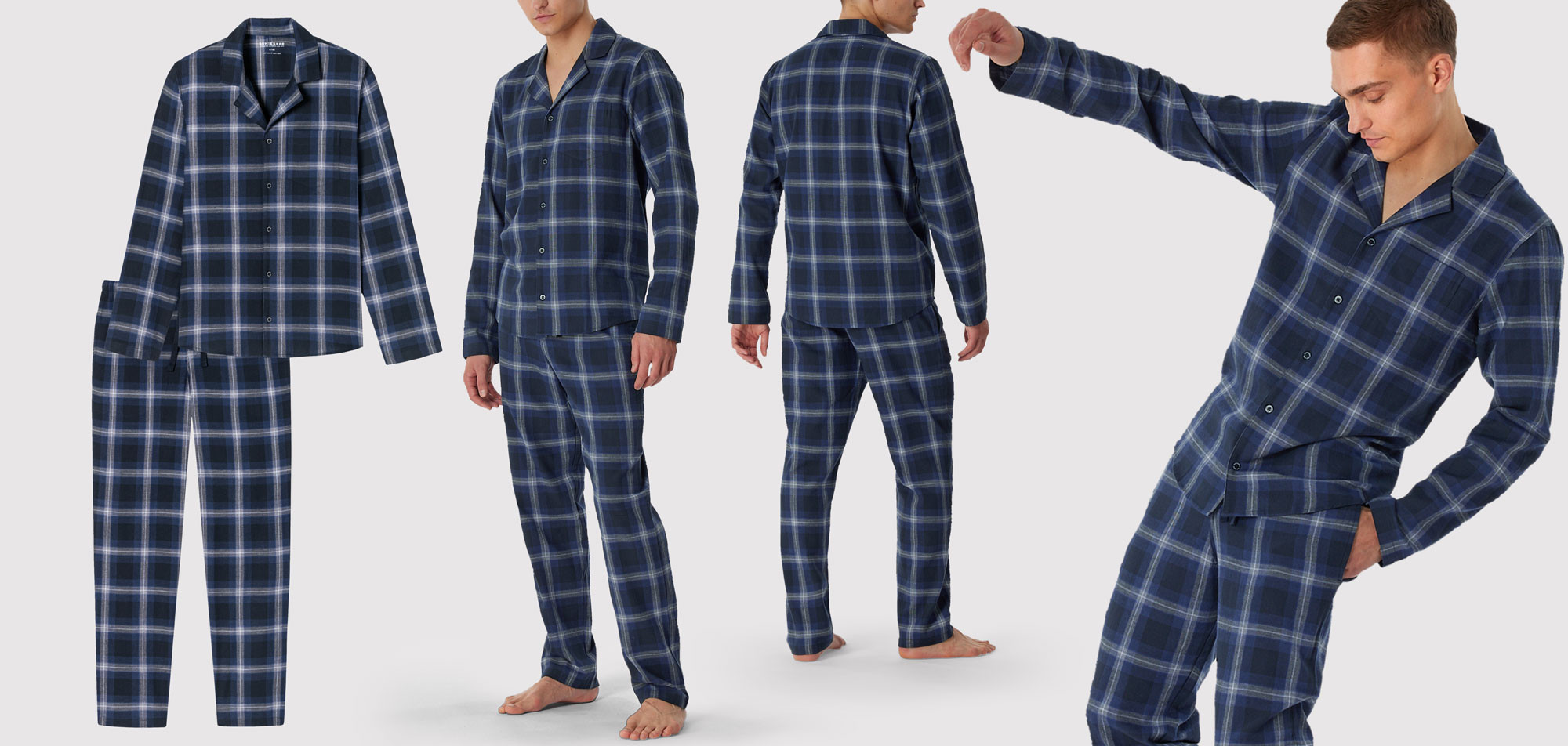 Schiesser Pyjama Long 276, color Nee