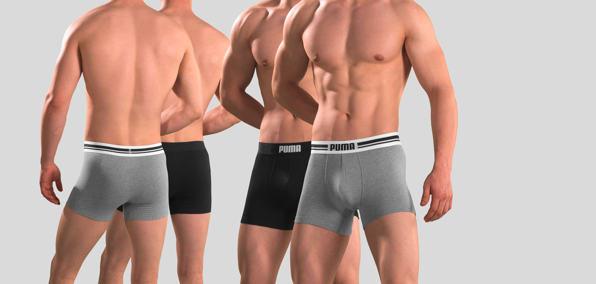 Puma Boxershort 2-Pack 763 Everyday Placed Logo, color Nee